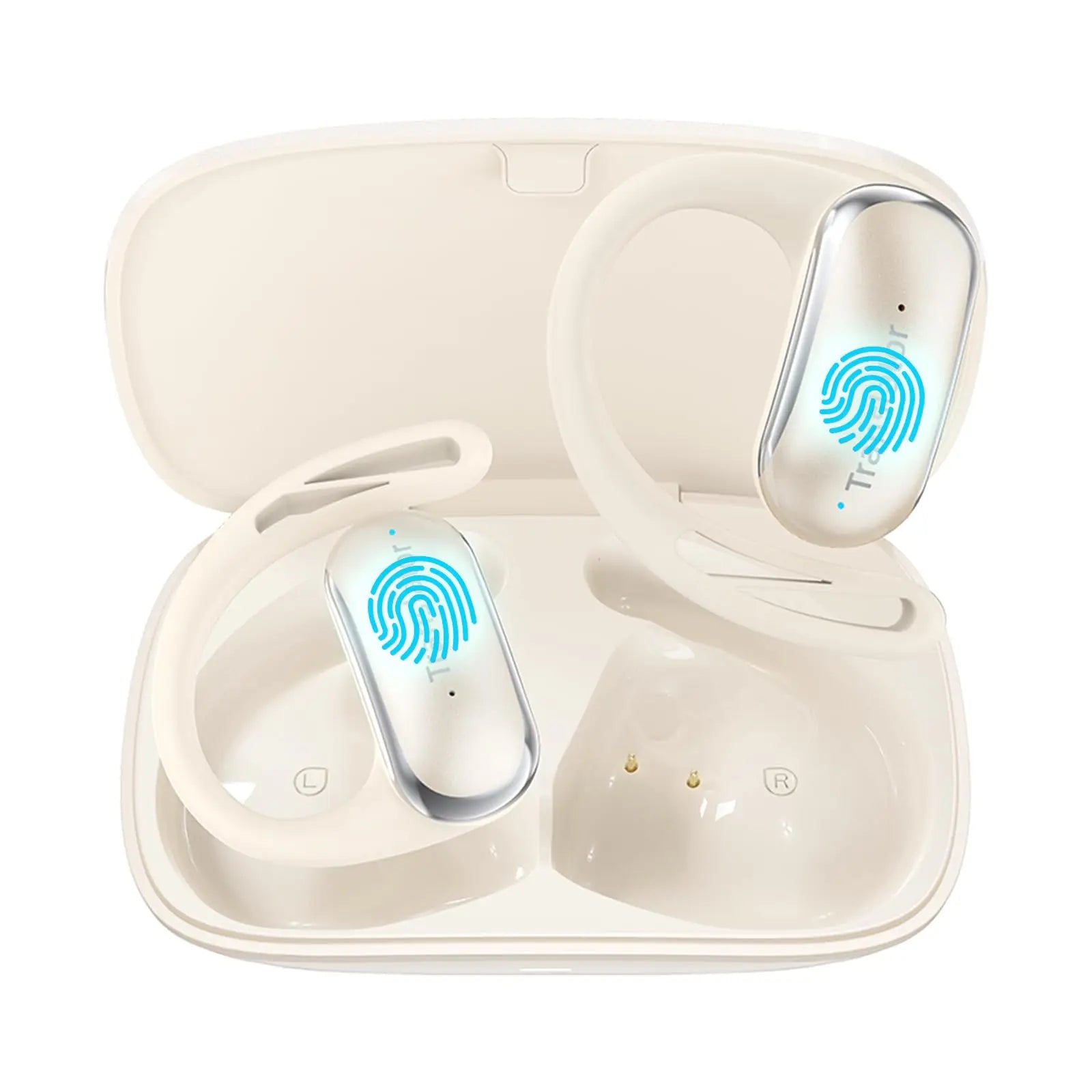 AI Translation Earbuds Real Time, 144 Language Translator Earbuds Open Ear Design 3-in-1 Bluetooth Translating Headphones