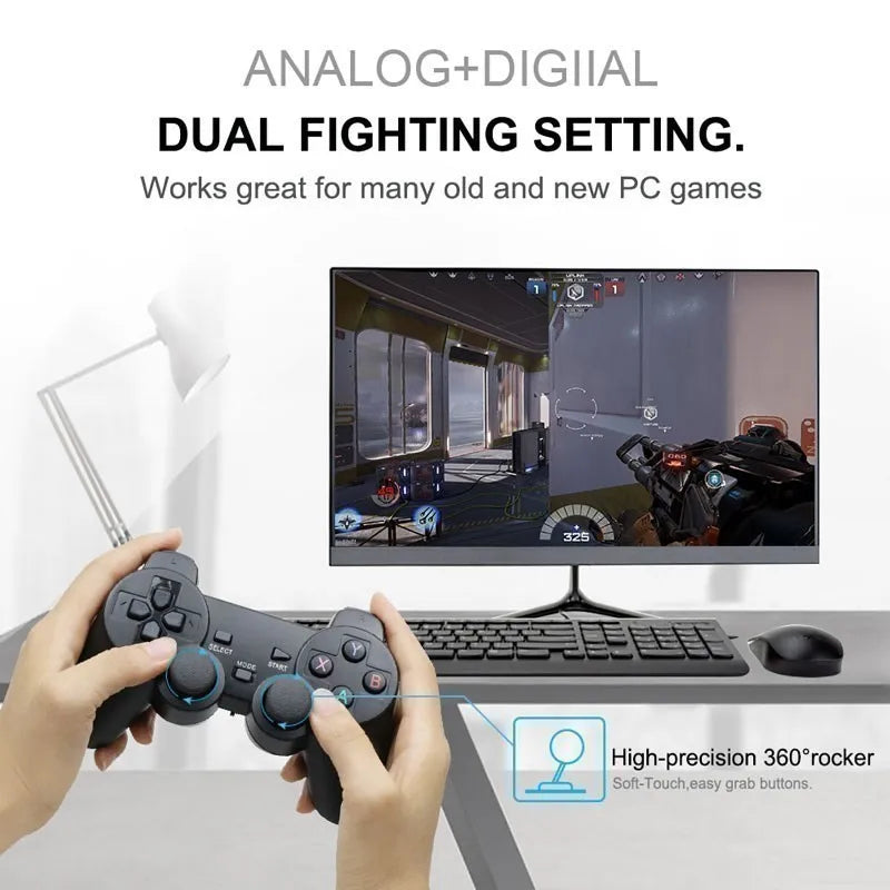 2PCS 2.4G Wireless Gamepad No Delay USB Controller for GD10 M8 G5 G11 Pro Game Box PC Android TV