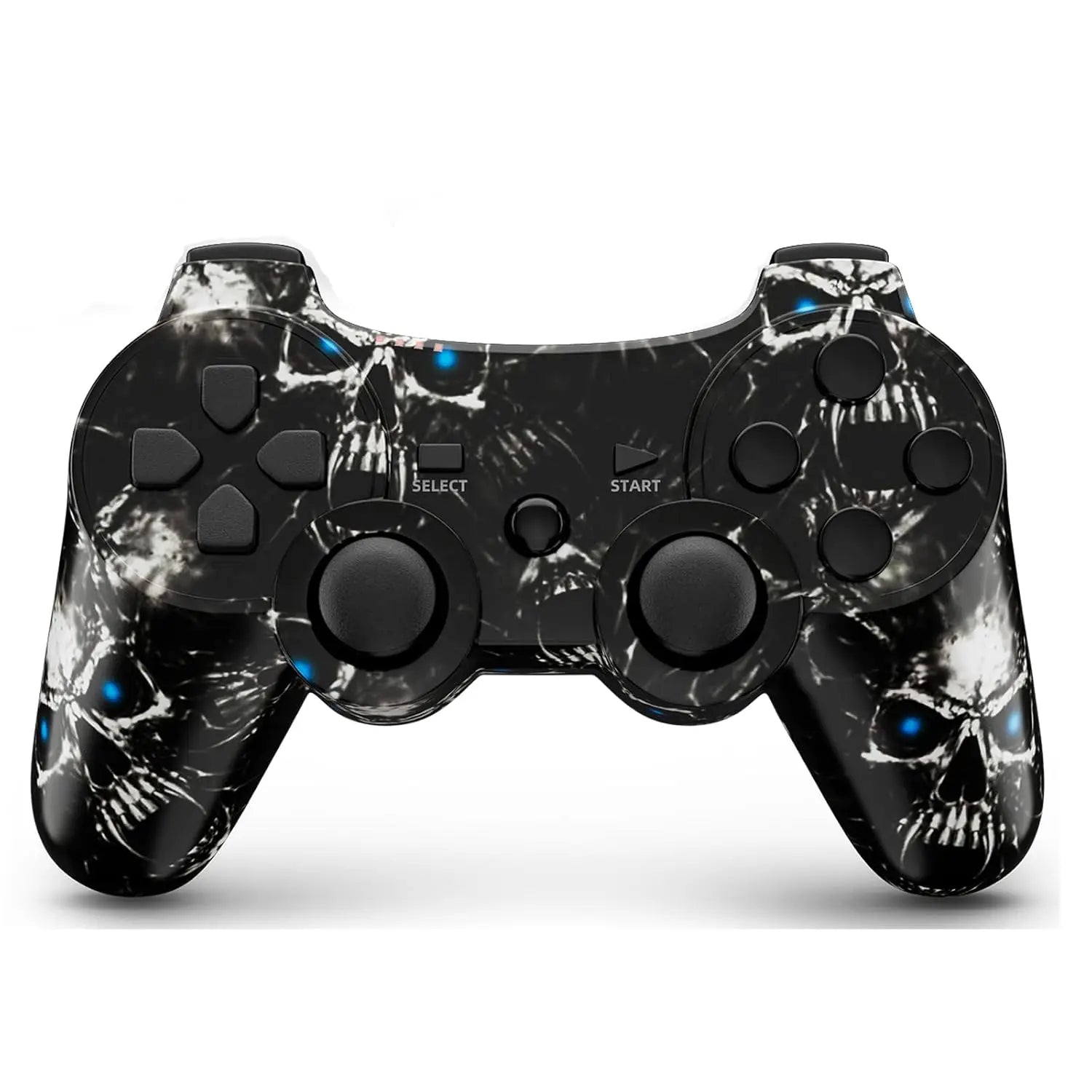 Controller for PS3, Wireless Controller with Motion Sensor, Double Virbration, Bluetooth Remote for PlayStation 3, Skull