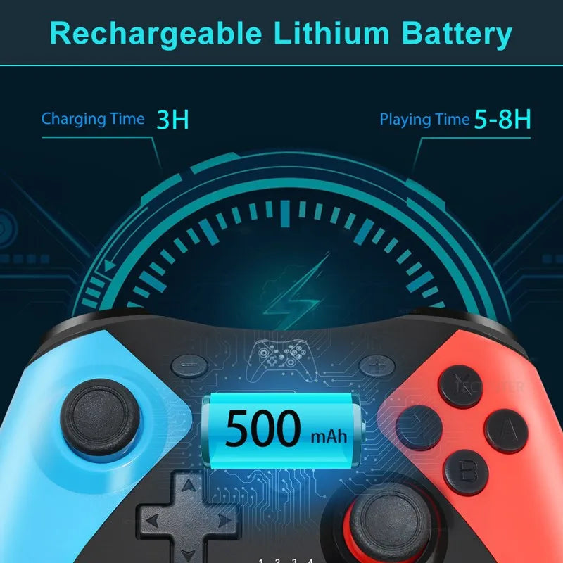 Wireless Bluetooth Controller for Nintendo Switch 2/Switch Pro Gamepad Compatible Switch Pro/Oled/Lite/PC/Android Joystick 